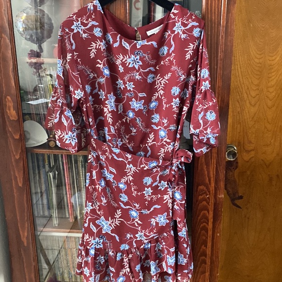 REBECCA MINKOFF Ruflle Above Knee Mini Dress Size S - Picture 3 of 15